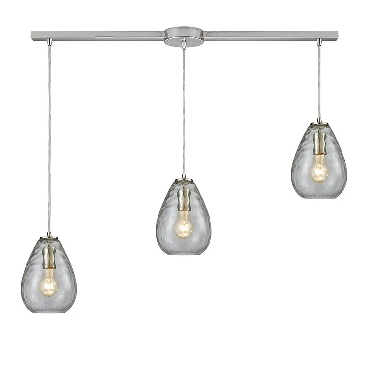 Lagoon Three-Light Linear Pendant - Frankwebs