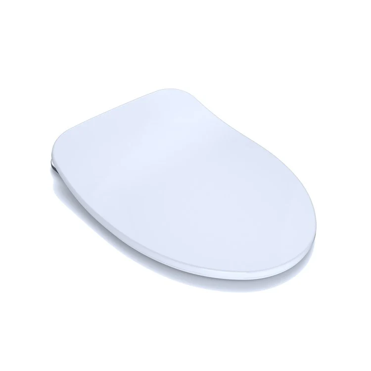Toilet Seat Slim Elongated Closed Front with Cover Slow Close Plastic Cotton 18-3/4 Inch - Frankwebs
