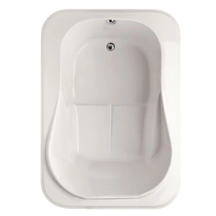 Soaking Tub Designer Collection Cassi 60 x 42 Inch Drop-In Tub Only End Bone Acrylic - Frankwebs