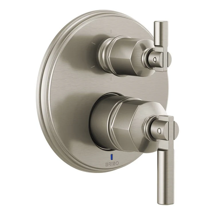 Pressure Balance Valve Trim Invari with Integrated 6 Function Diverter Less Handle Brilliance Luxe Gold ADA - Frankwebs