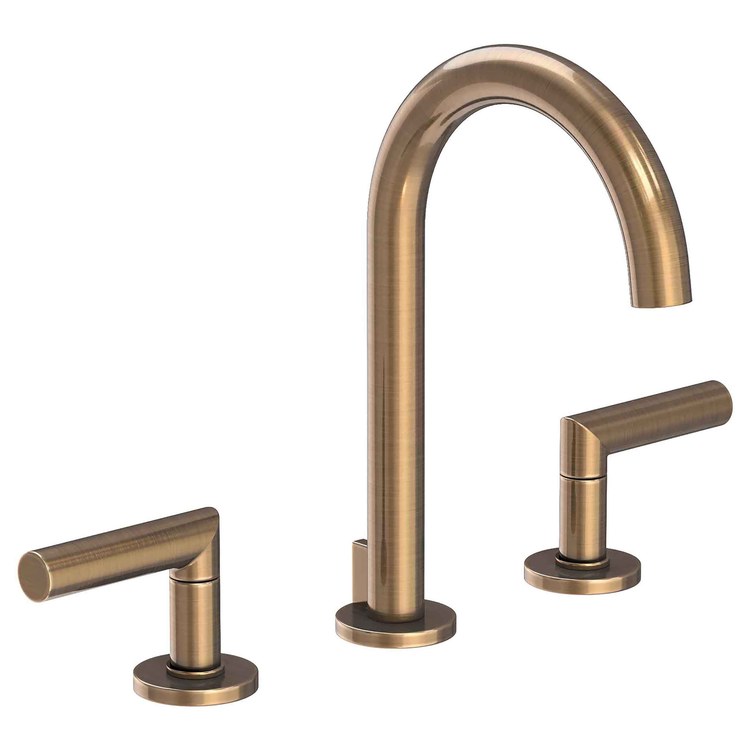 Lavatory Faucet Pavani Widespread 8 to 20 Inch Spread 2 Lever ADA Midnight Chrome 1.2 Gallons per Minute Brass Spout Height 6-1/8 Inch - Frankwebs