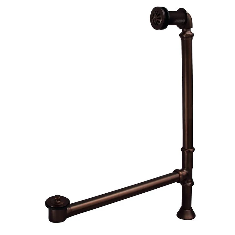 Tub Drain Pivoting 34 x 6 x 3 Inch Polished Brass - Frankwebs