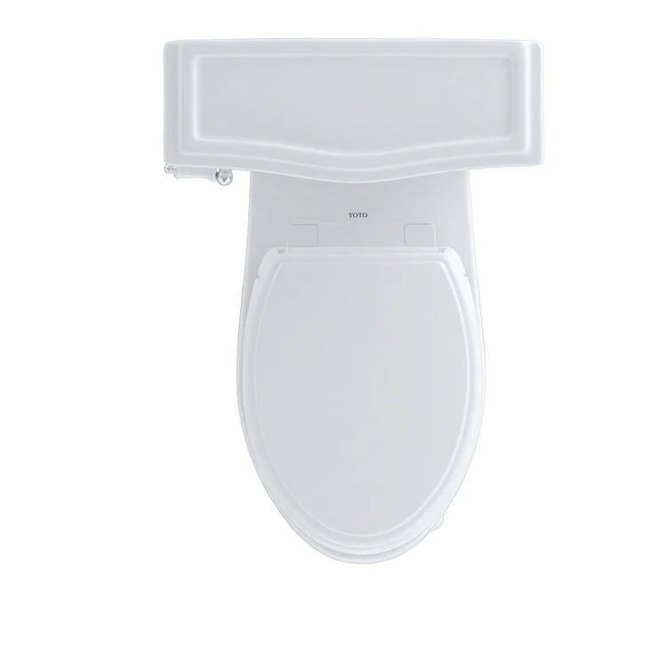 Toilet Eco Clayton 2 Pieces Close Coupled Universal Height Cotton Elongated ADA 31-5/8 Inch 1.28 Gallons per Flush Left Hand Chrome Less Seat - Frankwebs