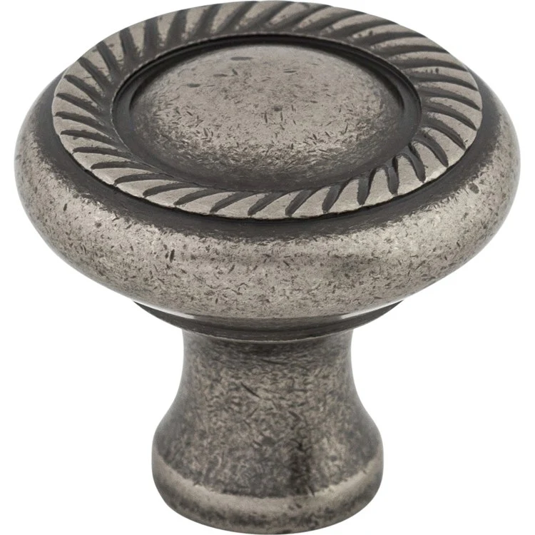 Knob Somerset Swirl Cut Round Brushed Satin Nickel Zinc Alloy 1-1/4 Inch 1-1/8 Inch - Frankwebs