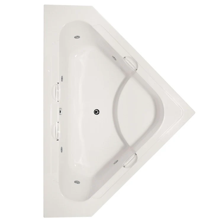 Whirlpool Tub Designer Collection Whitney 62 x 62 x 21 Inch Center Drain Biscuit Corner - Frankwebs