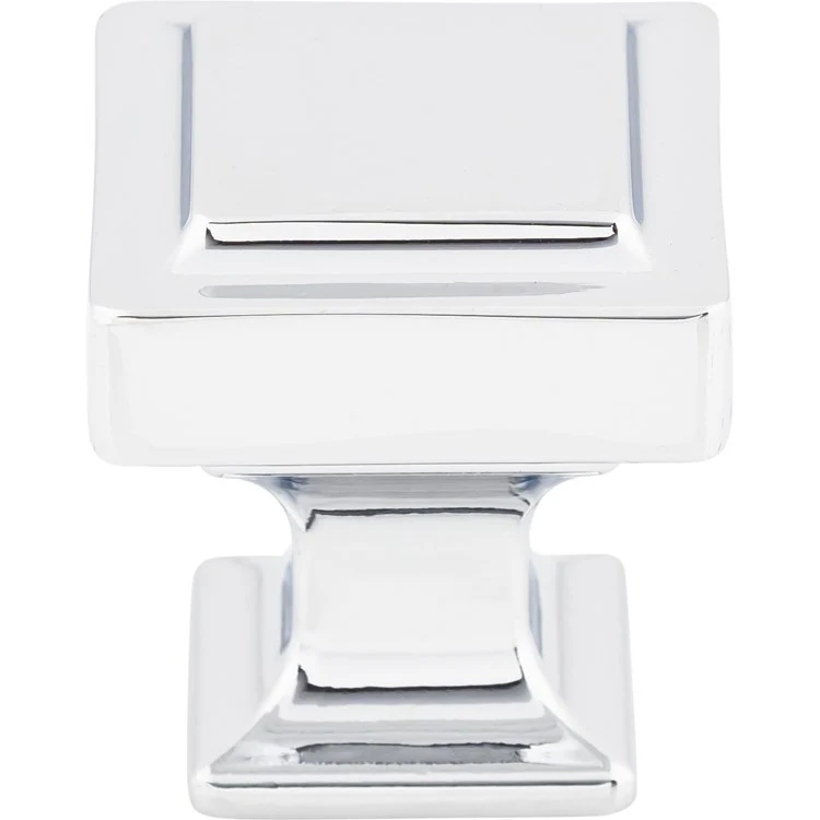 Knob Transcend Ascendra Polished Chrome Zinc Alloy 1-1/8 Inch - Frankwebs