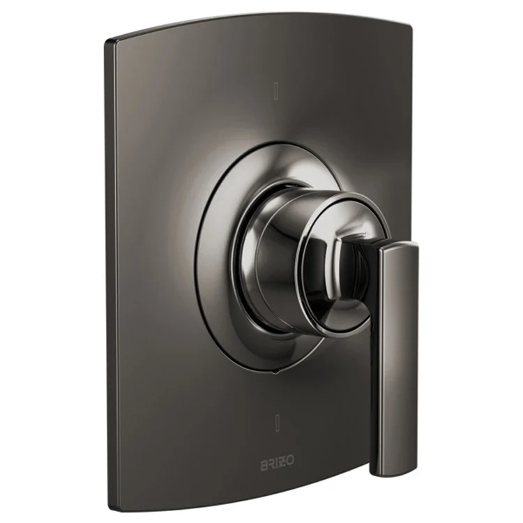 Thermostatic Trim Kintsu Sensori Valve 1 Less Handle Brilliance Black Onyx ADA for Requires Sensori Thermostatic Valve Rough Escutcheon and RP72604 Extension Kit Brass - Frankwebs