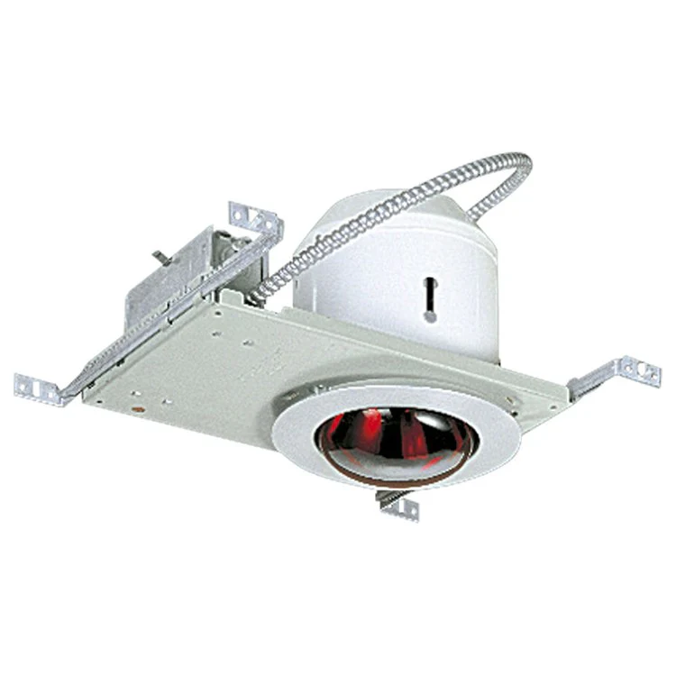 Complete Round 250-Watt Heater Light Recessed Housing and Trim - Frankwebs