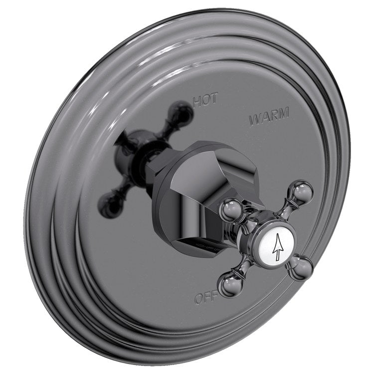 Pressure Balance Valve Trim Metropole Arrow Insert 1 Cross English Bronze ADA Depth 3-5/8 Inch - Frankwebs