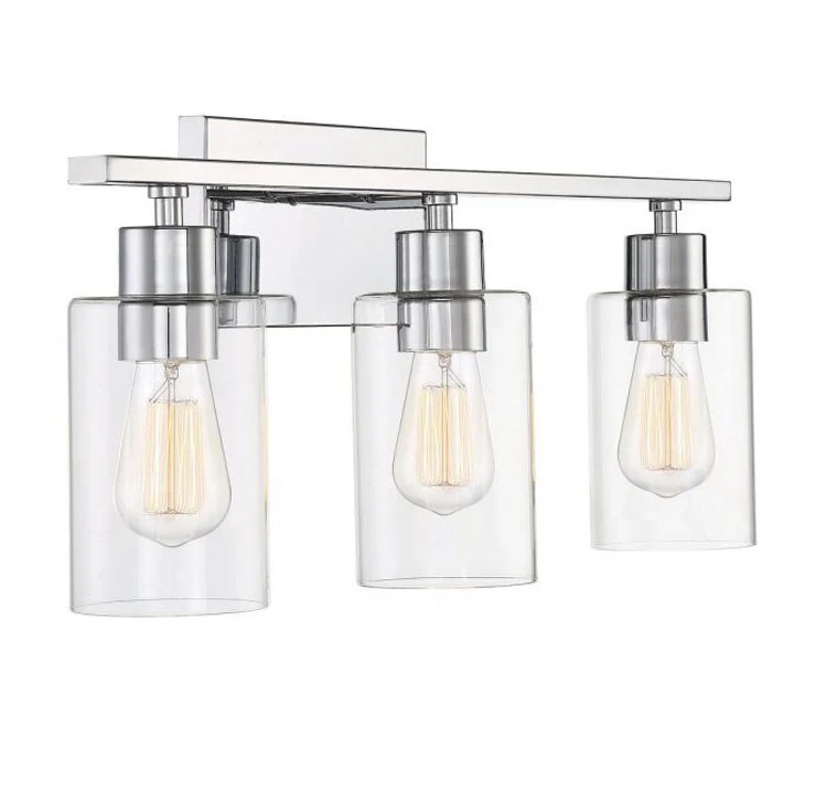 Lambert Three-Light Bathroom Vanity Fixture - Frankwebs