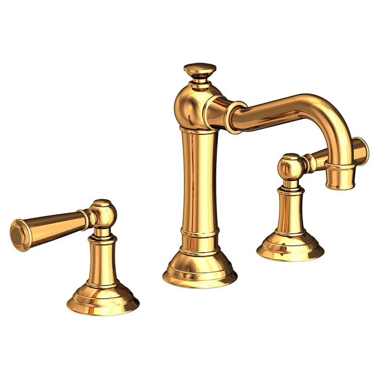 Lavatory Faucet Jacobean Widespread 8 to 20 Inch Spread 2 Lever ADA Flat Black 1.2 Gallons per Minute Brass Spout Height 4-3/16 Inch - Frankwebs