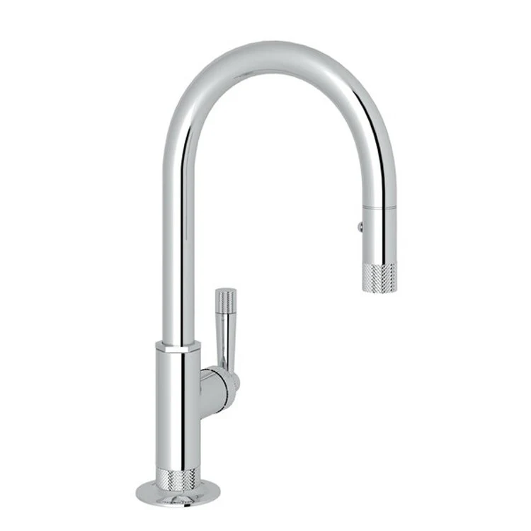 Bar Faucet Graceline Food Prep 1 Lever Polished Nickel 1.8 Gallons per Minute Pull Down Spout - Frankwebs