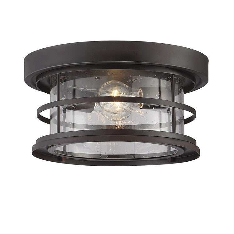 Barrett Two-Light Outdoor Flush Mount Ceiling Light - Frankwebs