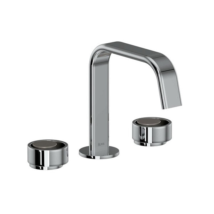 Lavatory Faucet Eclissi 2 Circular Satin Nickel/Satin Gold 1.2 Gallons per Minute 4-1/8 Inch - Frankwebs