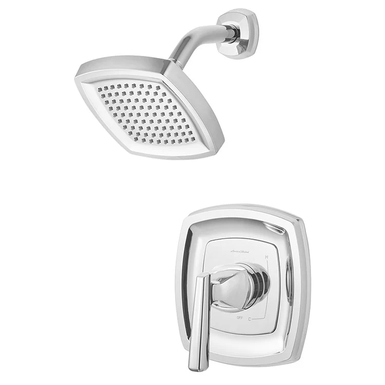 Edgemere Pressure Balance Shower Valve Trim with Cartridge and Water-Saving Shower Head - Frankwebs