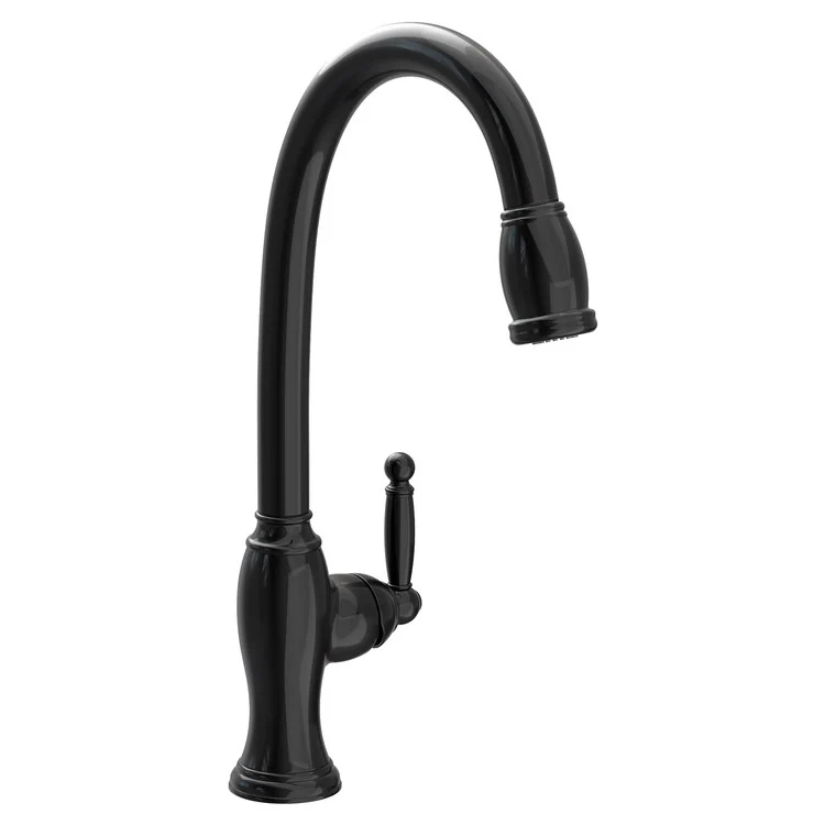 Kitchen Faucet Nadya 1 Lever ADA Matte White Pull Down Spout Height 11-3/4 Inch 1.8 Gallons per Minute - Frankwebs