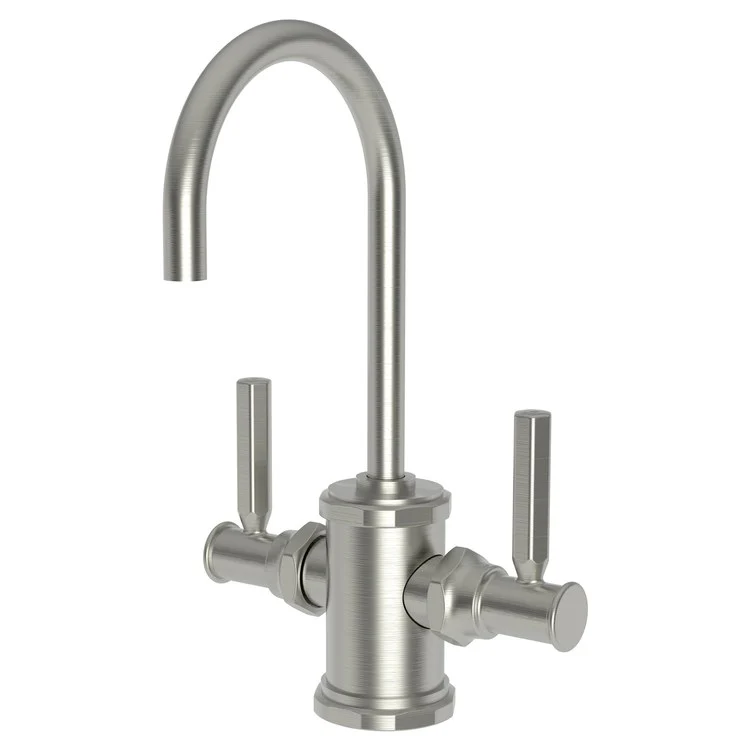 Water Dispenser Heaney Hot and Cold 2 Lever Gooseneck Matte White - Frankwebs