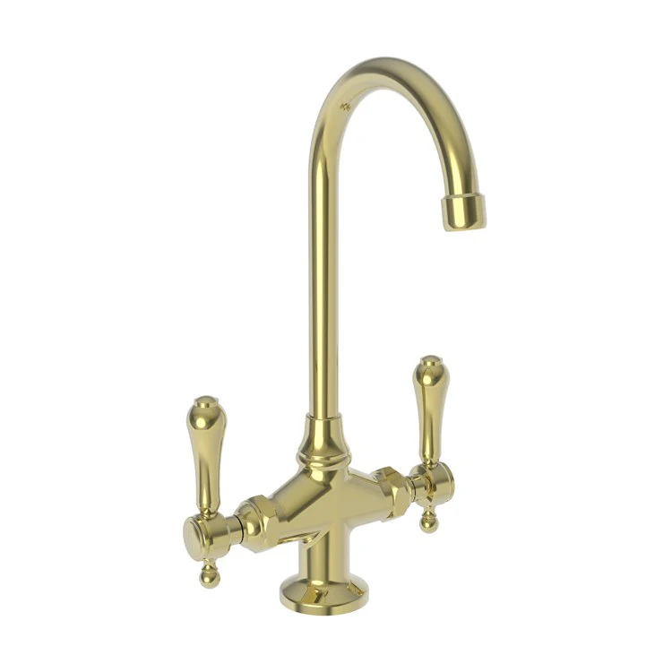 Bar Faucet Chesterfield 2 Lever ADA Satin Bronze PVD Spout Height 10 Inch - Frankwebs