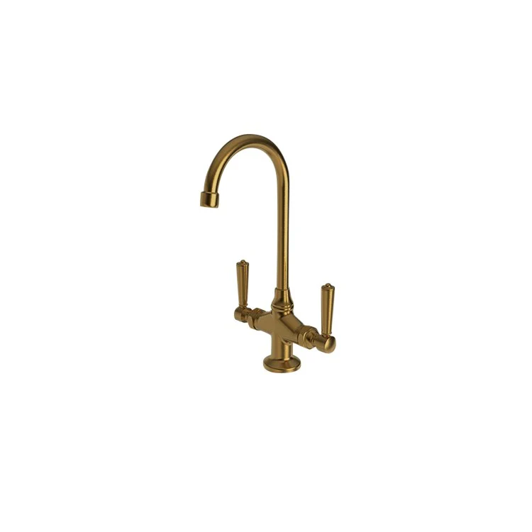 Bar Faucet Metropole 2 Lever ADA English Bronze Spout Height 10 Inch - Frankwebs