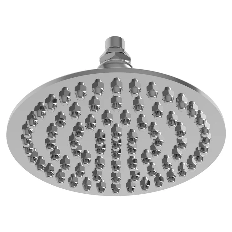 Showerhead Newport Bath 1 Function Ceiling Mount Matte White 9-1/8 Inch 1.8 Gallons per Minute 74 Spray Jets - Frankwebs