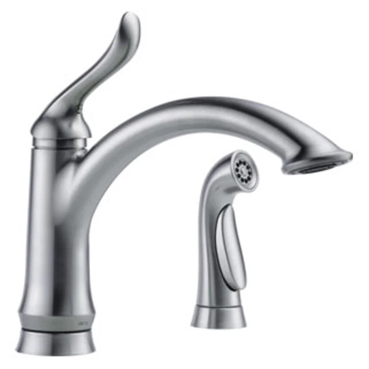 Linden Single Handle Kitchen Faucet with Side Sprayer - Frankwebs