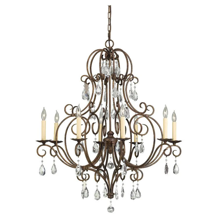 Chateau Eight-Light Single-Tier Chandelier - Frankwebs