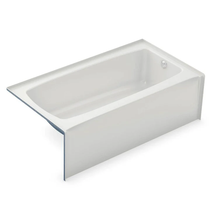 Tub 60 x 32 x 16 Inch with Flange Left Drain White AcrylX - Frankwebs