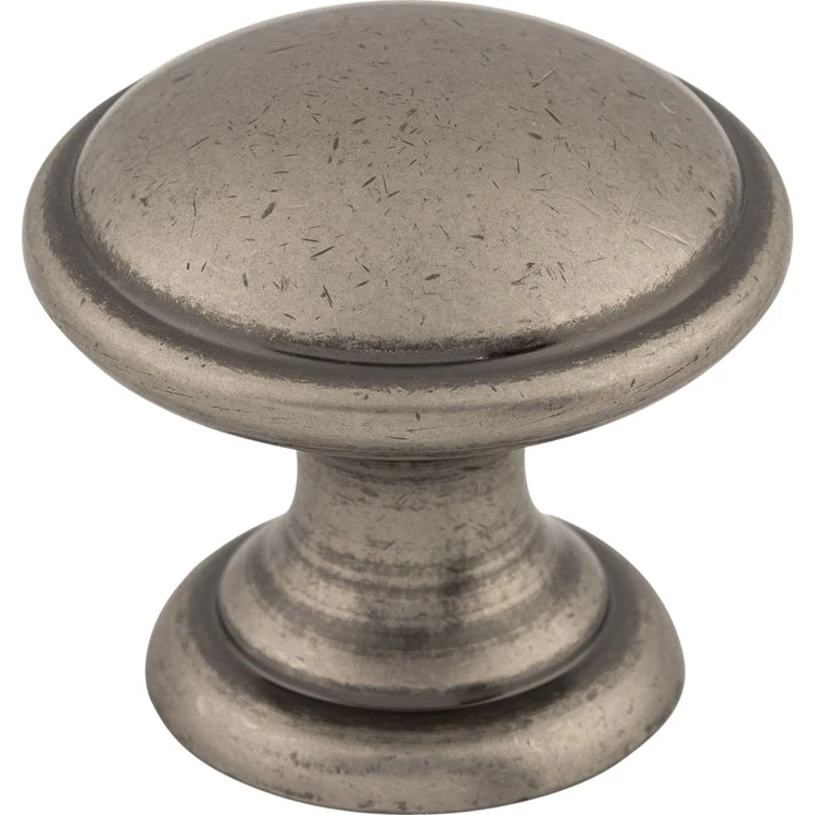 Knob Dakota Rounded Brushed Satin Nickel Zinc Alloy 1-1/4 x 1-1/4 x 1-1/5 Inch 1-1/5 Inch - Frankwebs