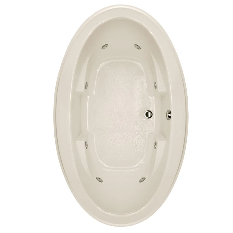 Combination Tub Designer Collection Nina 72 x 44 x 22 Inch Freestanding Biscuit - Frankwebs