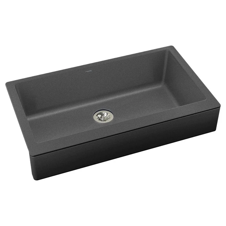 Kitchen Sink Quartz Luxe 36 x 21 Inch Single Bowl Perfect Drain Chestnut Farmhouse - Frankwebs
