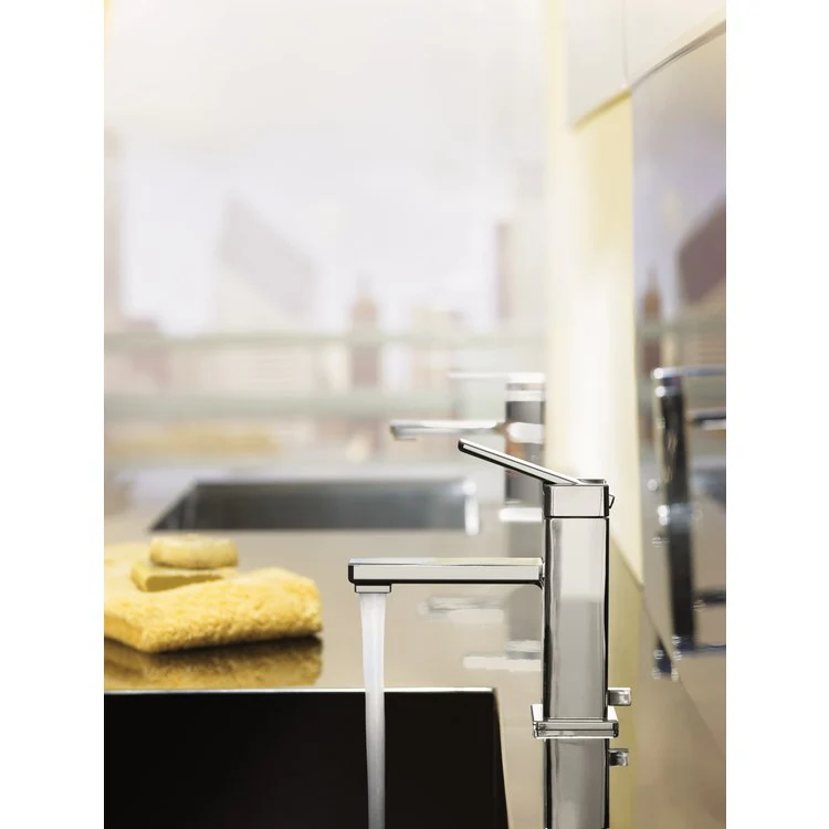 Lavatory Faucet 90 Degree 1 Lever ADA WaterSense Chrome 1.2 Gallons per Minute - Frankwebs