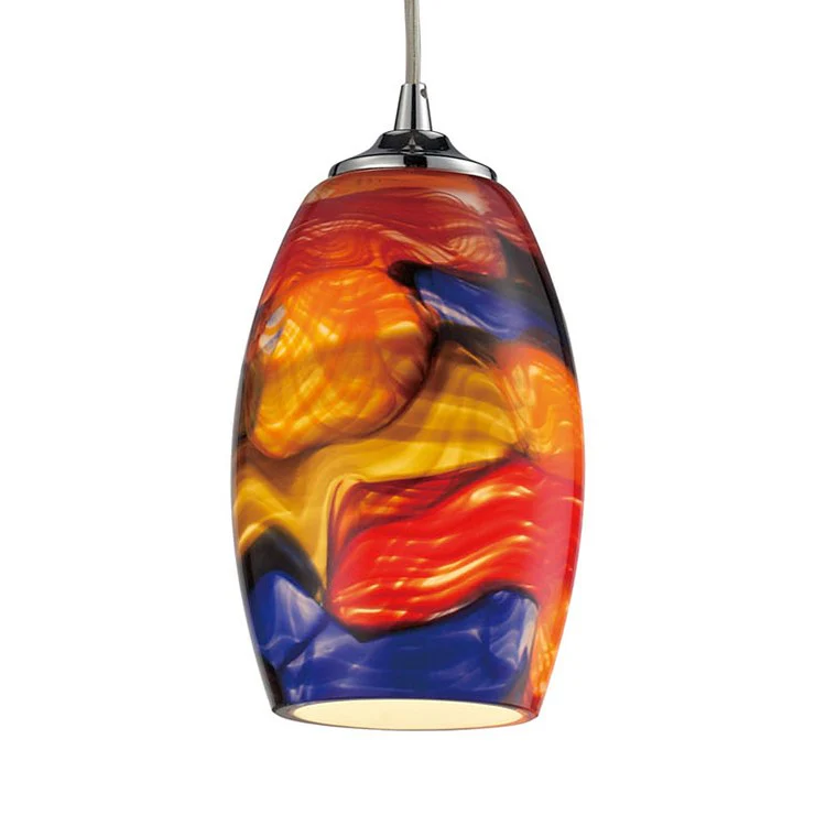 Surrealist Single-Light Pendant with Recessed Light Kit - Frankwebs