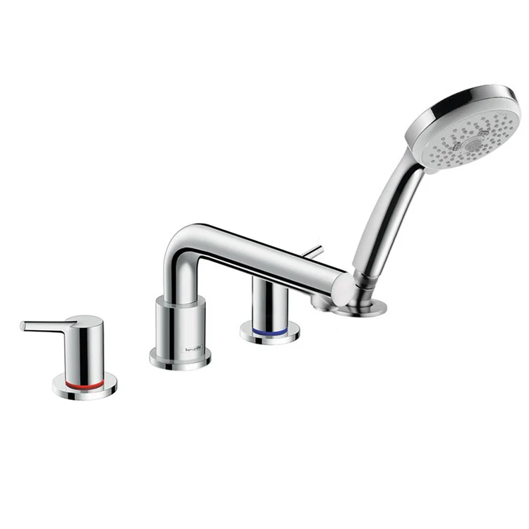 Talis S Two Handle 4-Hole Roman Tub Filler with Handshower - Frankwebs