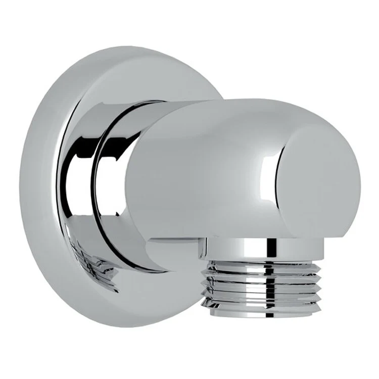 Handshower Elbow Holborn Wall Outlet 2 Inch Brass Polished Chrome 1/2IN Inlet 1/2IN Outlet - Frankwebs