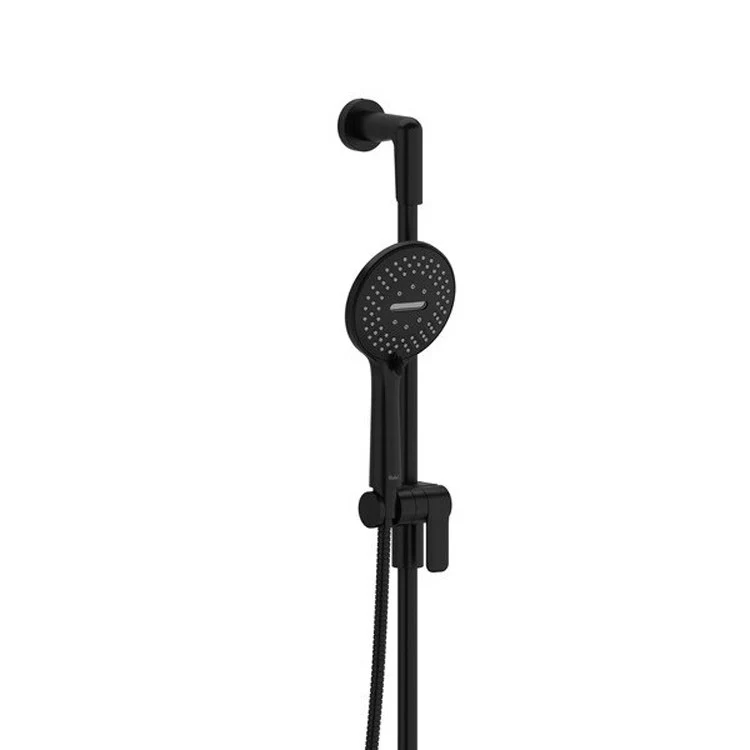 Handshower Set Round 3-Jet Chrome 3 Function 2.0 Gallons per Minute 37 Inch Slide Bar - Frankwebs