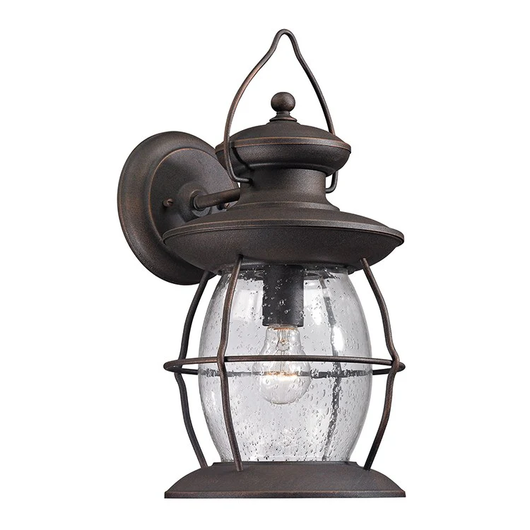 Village Lantern Single-Light Outdoor Wall Sconce - Frankwebs