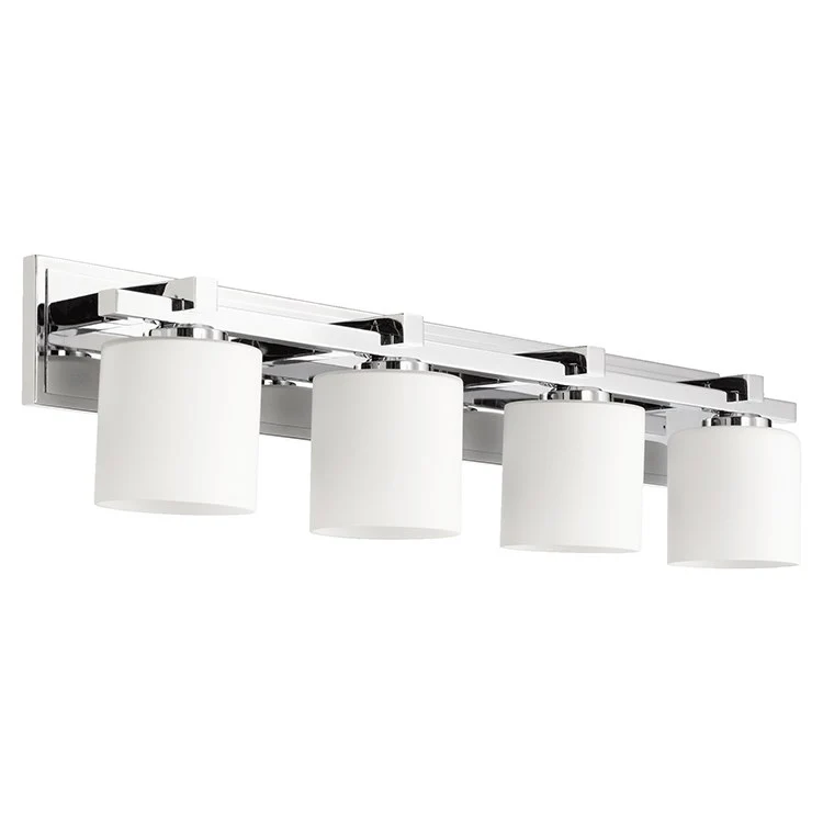 Signature Cylinder Four-Light Bathroom Vanity Fixture - Frankwebs