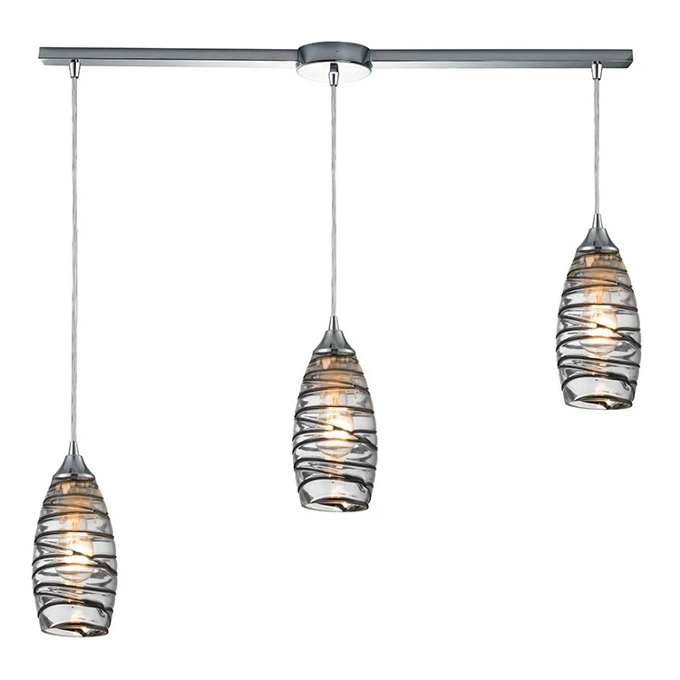 Twister Three-Light Linear Pendant - Frankwebs