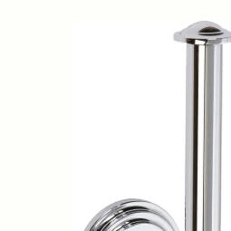 Toilet Paper Holder Chelsea Spare 1 Post Vertical Satin Nickel Brass 4-7/16 Inch 4-5/16 Inch Wall Mount - Frankwebs