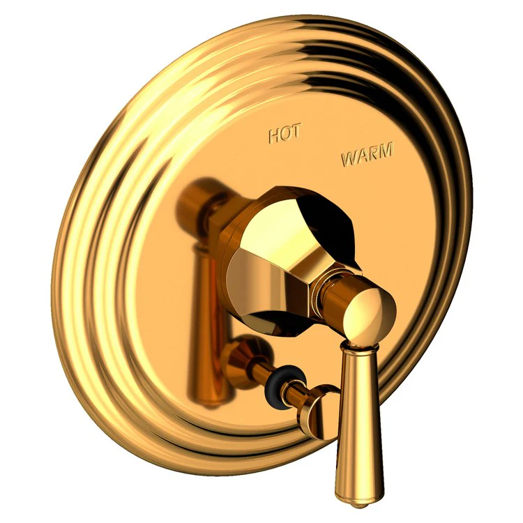 Metropole Pressure Balance Tub/Shower Valve Trim Only with Lever Handle - Midnight Chrome - Frankwebs