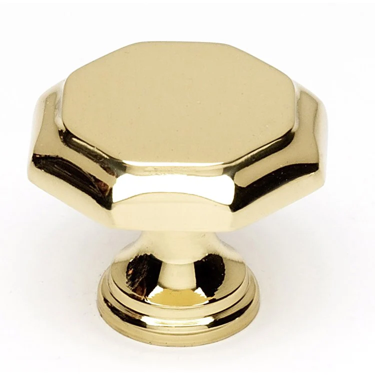 Knob II Collection Hexagon Chocolate Bronze Brass 1-3/8 Inch 1-1/8 Inch 3/4 Inch - Frankwebs