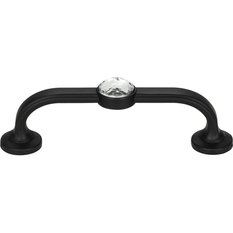 Drawer Pull Atlas Legacy Crystal Bracelet Matte Black Zinc Alloy 3 Inch - Frankwebs