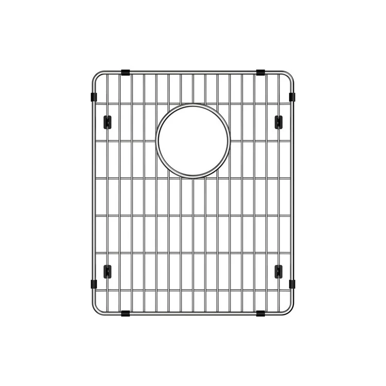 Sink Grid Crosstown Bottom Grid 12 x 14.5 Inch Polished Stainless Steel - Frankwebs