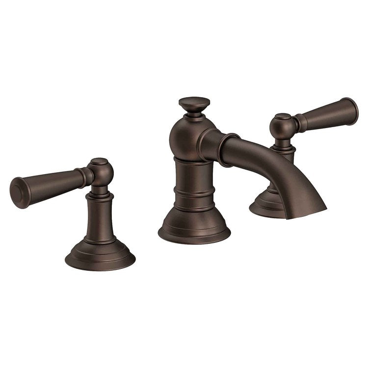 Lavatory Faucet Aylesbury Widespread 8 to 20 Inch Spread 2 Lever ADA White 1.2 Gallons per Minute Brass Spout Height 1-13/16 Inch - Frankwebs