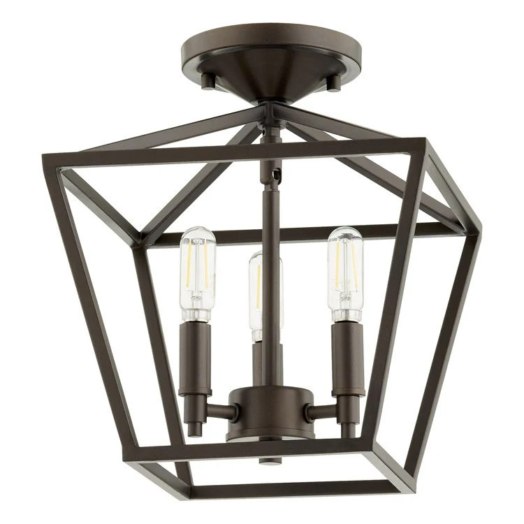 Gabriel Three-Light Flush Mount Ceiling Fixture - Frankwebs