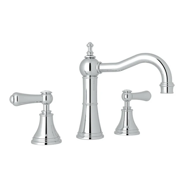 Lavatory Faucet Georgian Era 2 Porcelain Cap Lever English Gold 1.2 Gallons per Minute Swivel Column Spout - Frankwebs