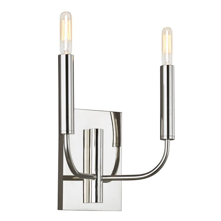 Brianna Two-Light Wall Sconce by Ellen - Frankwebs