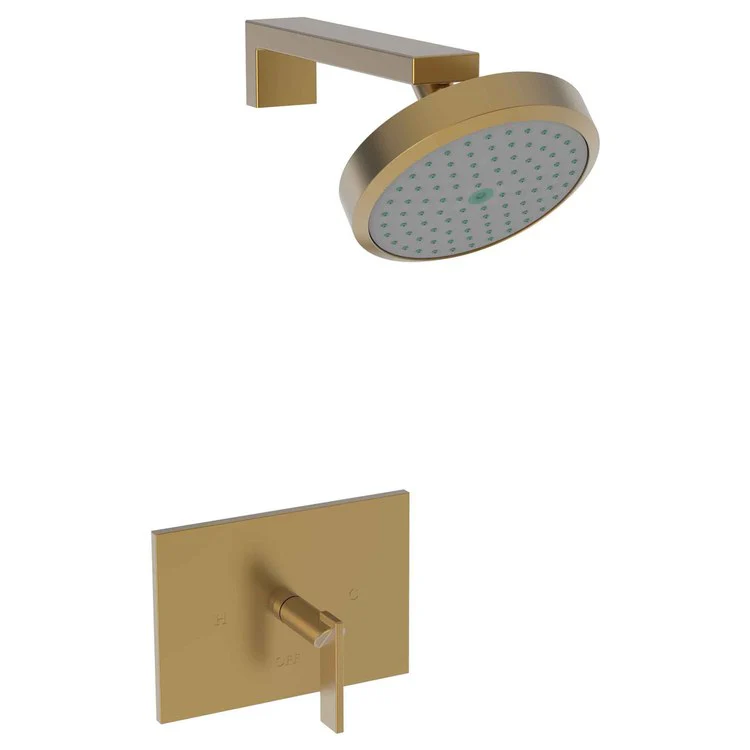 Metro Pressure Balance Shower Trim with Lever Handle - Antique Copper - Frankwebs