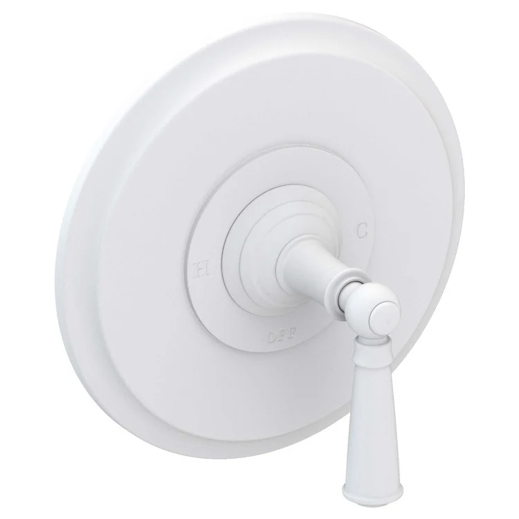 Pressure Balance Valve Trim Aylesbury Round 1 Lever Polished Brass Uncoated Living ADA Depth 4 Inch - Frankwebs