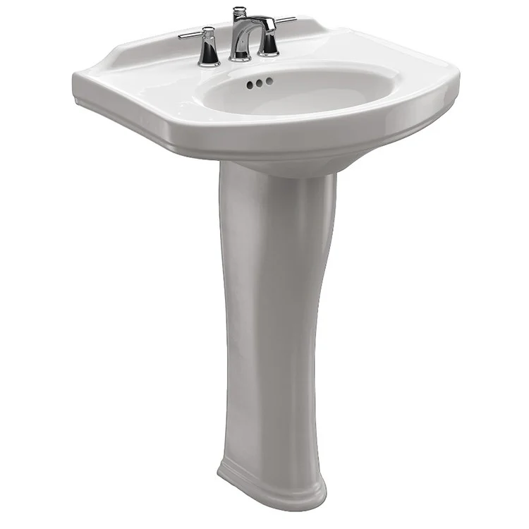 Dartmouth 24-1/4 Pedestal Sink with Three Holes - Frankwebs